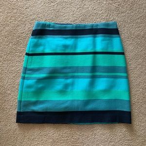 LOFT Striped Skirt